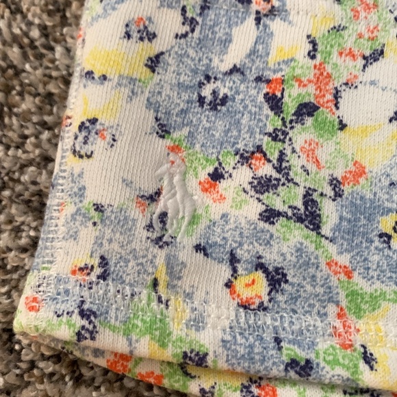 Womens Polo Ralph Lauren Floral Sweat Shorts - Picture 4 of 4